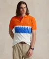 POLO RALPH LAUREN MEN'S CLASSIC-FIT DIP-DYED MESH POLO SHIRT