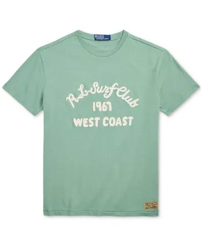 Polo Ralph Lauren Men's Classic-fit Embroidered Jersey T-shirt In Faded Mint