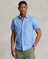 Polo Ralph Lauren Classic Fit Garment Dyed Oxford Shirt In Harbor Island Blue