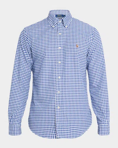 POLO RALPH LAUREN MEN'S CLASSIC-FIT GINGHAM OXFORD BUTTON-DOWN SHIRT