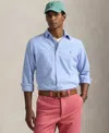 Polo Ralph Lauren Gingham Classic Fit Oxford Button-down Shirt In Light Blue,white