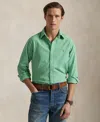 Polo Ralph Lauren Gingham Classic Fit Oxford Button-down Shirt In Summer Emerald,white
