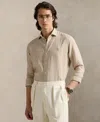 Polo Ralph Lauren Classic Fit Houndstooth Linen Button-up Shirt