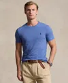Polo Ralph Lauren Cotton Crewneck Short Sleeve Sweater In Blue