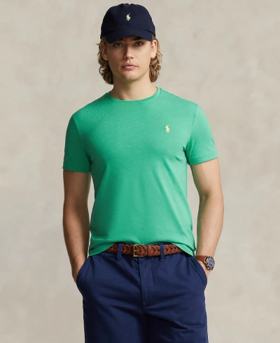 Polo Ralph Lauren Men's Classic-fit Jersey Crewneck T-shirt In Green