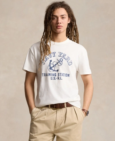Polo Ralph Lauren Men's Classic-fit Jersey Graphic T-shirt In Nevis