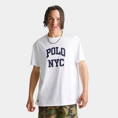 Polo Ralph Lauren Men's Classic Fit Jersey Graphic T-shirt In White