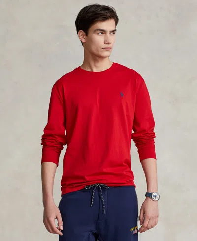Polo Ralph Lauren Men's Classic-fit Jersey Long-sleeve T-shirt In Rl 2000 Red
