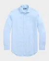 Polo Ralph Lauren Classic Fit Linen Shirt In Blue