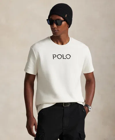 Polo Ralph Lauren Men's Classic Fit Logo Double-knit T-shirt In White