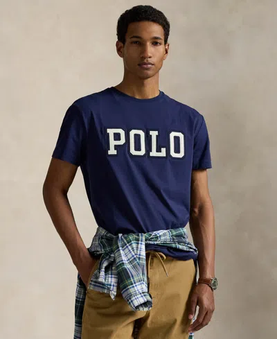 POLO RALPH LAUREN MEN'S CLASSIC-FIT LOGO JERSEY T-SHIRT