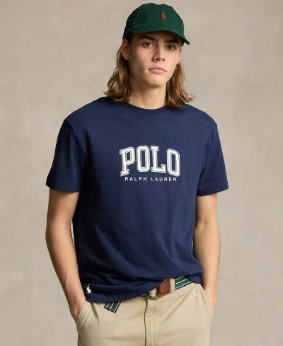 Polo Ralph Lauren Men's Classic-fit Logo Jersey T-shirt In Cruise Navy