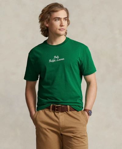 Polo Ralph Lauren Men's Classic-fit Logo Jersey T-shirt In Kayak Green