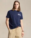 Polo Ralph Lauren Ssl Tsh Man T-shirt Navy Blue Size M Cotton In Navy