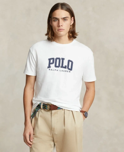Polo Ralph Lauren Men's Classic-fit Logo Jersey T-shirt In White
