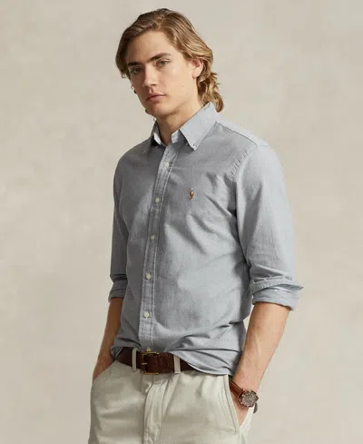 POLO RALPH LAUREN MEN'S CLASSIC FIT LONG SLEEVE OXFORD SHIRT