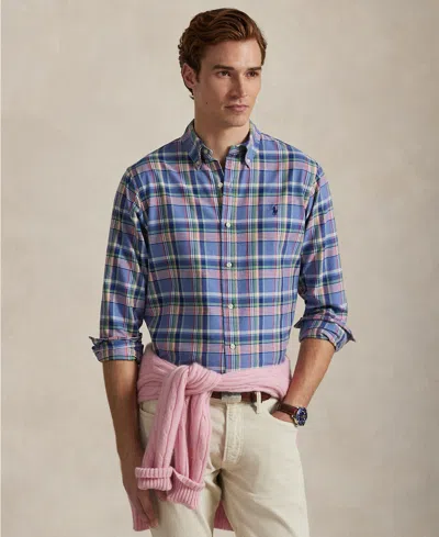 Polo Ralph Lauren Men's Classic Fit Long Sleeve Oxford Shirt In Multi