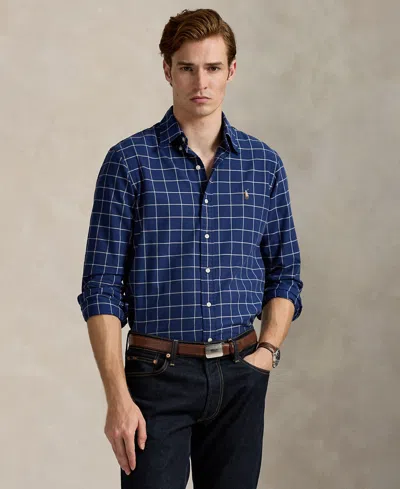 Polo Ralph Lauren Men's Classic Fit Long Sleeve Oxford Shirt In Blue