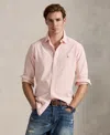 Polo Ralph Lauren Stripe Classic Fit Oxford Button-down Shirt In Pink
