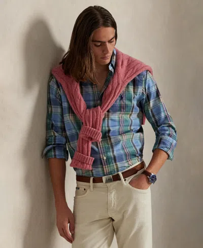 Polo Ralph Lauren Men's Classic-fit Long-sleeve Shirt In Multi