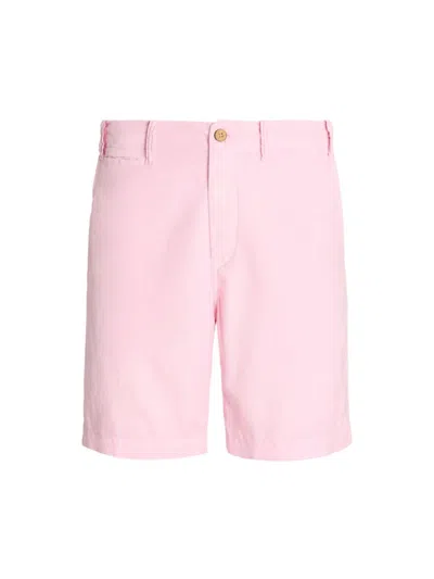 Polo Ralph Lauren Classic Fit Linen-cotton Short In Carmel Pink