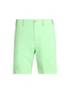 Polo Ralph Lauren Men's 8.5" Straight-fit Linen Cotton Chino Shorts In Pastel Mint