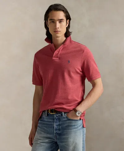 Polo Ralph Lauren Men's Classic-fit Mesh Polo In Pink
