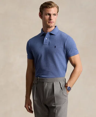 Polo Ralph Lauren Men's Classic-fit Cotton Polo Shirt In Blue