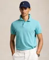 Polo Ralph Lauren Custom Slim Fit Mesh Polo Shirt In Deep Seafoam,c7540
