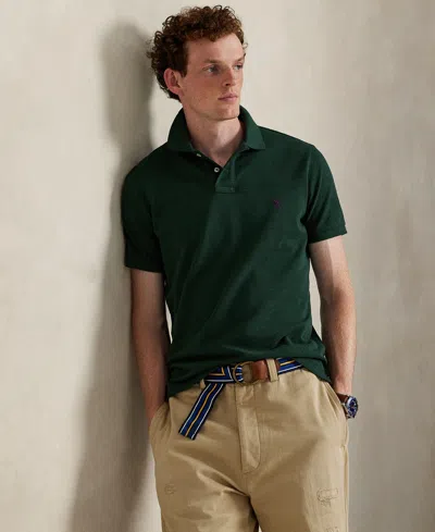 Polo Ralph Lauren Men's Classic-fit Mesh Polo In Green