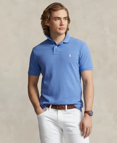 Polo Ralph Lauren Men's Classic-fit Mesh Polo In New England Blue