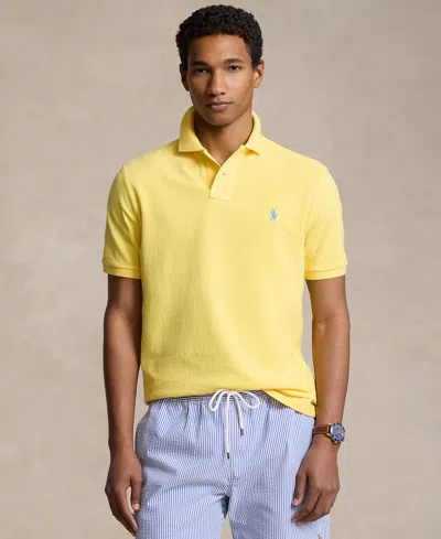 Polo Ralph Lauren Men's Classic-fit Mesh Polo In Oasis Yellow