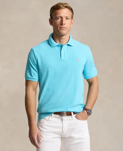 Polo Ralph Lauren Men's Classic-fit Mesh Polo Shirt In Blue