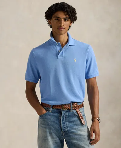 Polo Ralph Lauren The Iconic Mesh Polo Shirt In Blue