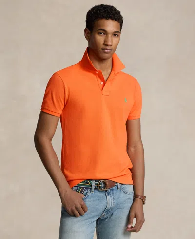 Polo Ralph Lauren Men's Classic-fit Mesh Polo Shirt In Orange