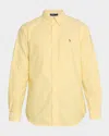 Polo Ralph Lauren Traditional Oxford Shirt Button-down Collar In Yellow