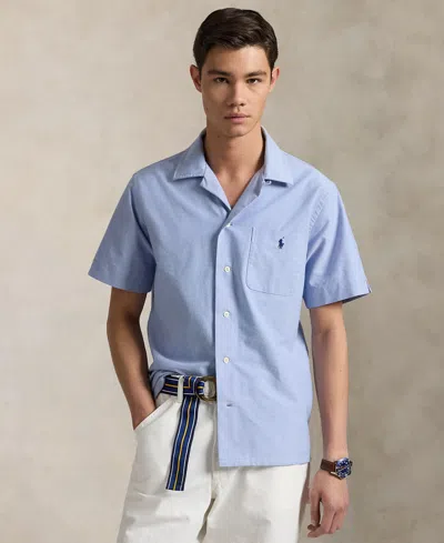 Polo Ralph Lauren Men's Classic-fit Oxford Camp Shirt In Bsr Blue