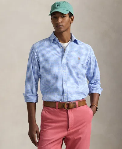 Polo Ralph Lauren Men's Classic-fit Oxford Shirt In Blue