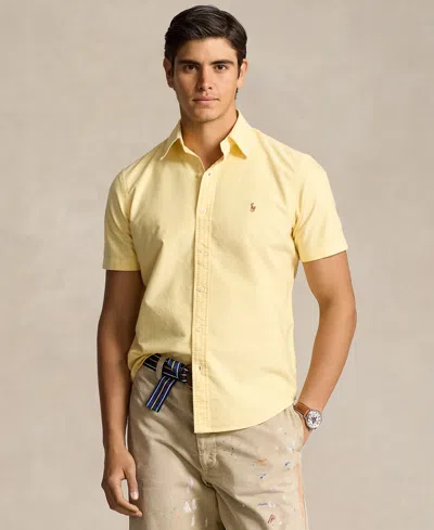 Polo Ralph Lauren Men's Classic-fit Oxford Shirt In Yellow
