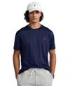 Polo Ralph Lauren Classic Fit V-neck Tee In Refined Navy