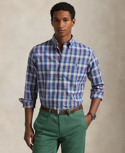 Polo Ralph Lauren Men's Classic-fit Performance Oxford Shirt In Multi