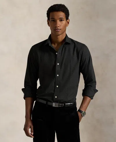 Polo Ralph Lauren Men's Classic-fit Performance Twill Shirt In Black