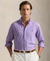 Polo Ralph Lauren Brushed Twill Button-down Shirt In 6545g Safari Purple Heather