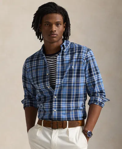 Polo Ralph Lauren Men's Classic Fit Plaid Performance Shirt In Blue Multi
