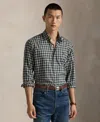 Polo Ralph Lauren Classic Fit Plaid Twill Shirt In Green