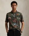 Polo Ralph Lauren Printed Polo Shirt In Neutral