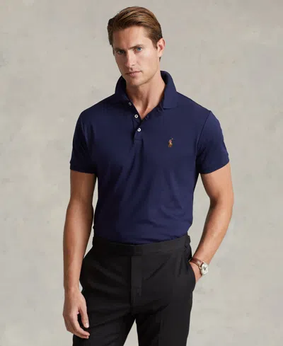 Polo Ralph Lauren Men's Classic-fit Soft Cotton Polo Shirt In Refined Navy