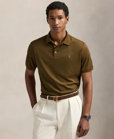 Polo Ralph Lauren Men's Classic Fit Soft Cotton Polo In Green