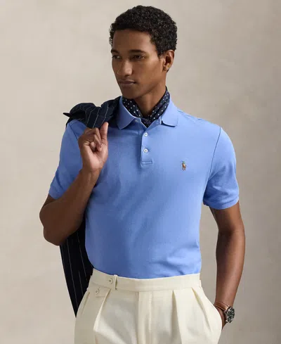 Polo Ralph Lauren Men's Classic Fit Soft Cotton Polo In Blue