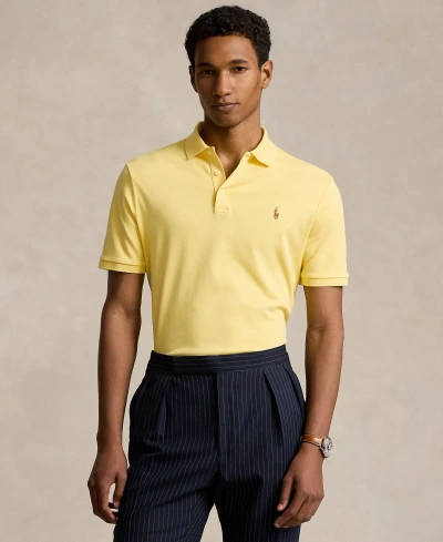 Polo Ralph Lauren Men's Classic Fit Soft Cotton Polo In Beekman Yellow